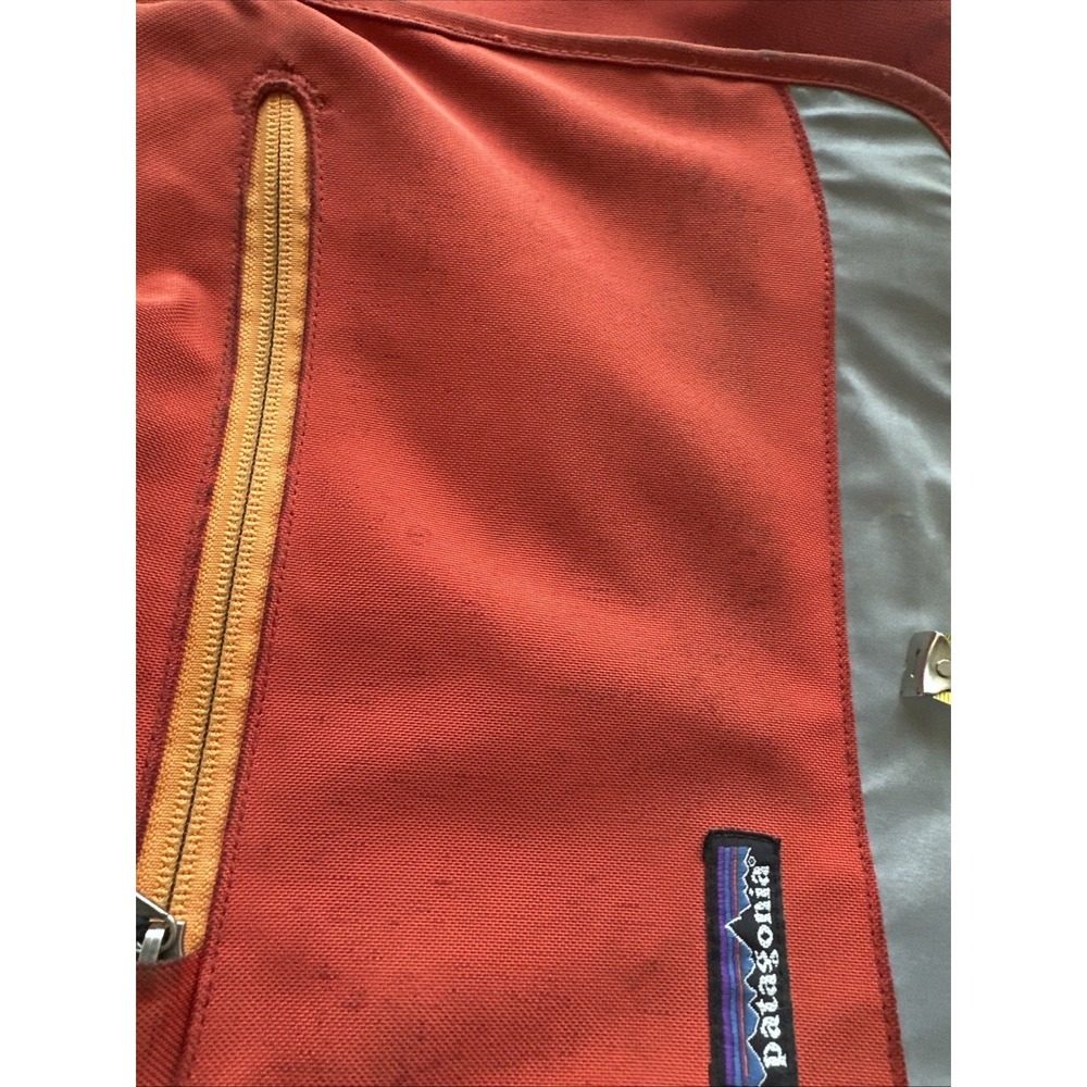 Patagonia Messenger Bag Orange MINI-Half Mass Travel Adjust Multi-Pocket Outdoor - Picture 10 of 12